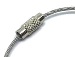 Stainless Steel Wire Luggage Strap 1.5mm x 6 inches - PVC Coated - 5 Pcs